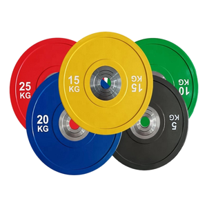 Competition Weight Lifting Rubber Barbell Bumper Plates