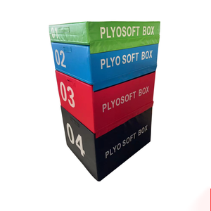 4 In 1 Gym Training Equipment Plyometric Soft Foam Boxes