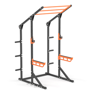 Commercial Squat Rack Fitness Power Weightlifting Half Rack Gym