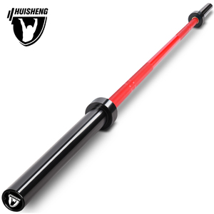 HUISHENG 20kg Training Barbell 2200mm 28mm Diameter 500LB Capacity Weight Lifting Bar For Strength Training