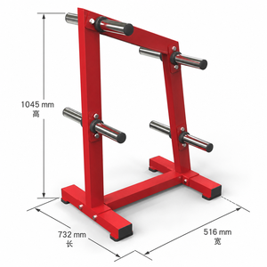 Commercial Fitness Gym Fitness Accessories Weight Plate Storage Tree Rack Deluxe Weight Plate Tree