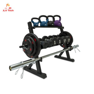 Heavy Duty Dumbbell Rack With Kettlebell & Barbell Storage Stand