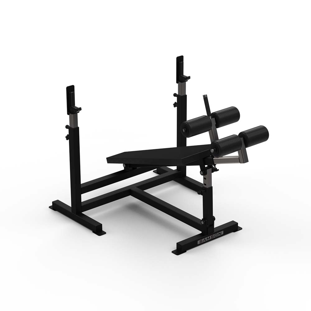 Olympic Decline Bench (3″)/Adj. Cups