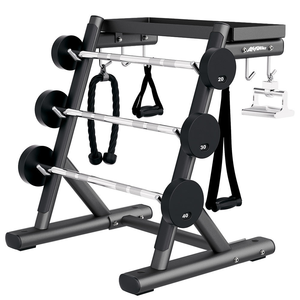 Handle Rack Commercial Fixed Single Side Barbell Rack