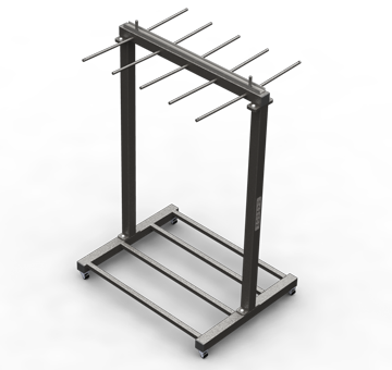 Belt Medicine Ball Rack With Wheels