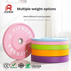 Macaron Color Cast Iron Rubber Coated Weight Plates