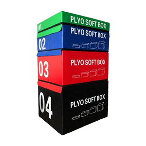Best Selling Physical Fitness Strength Training Gym Equipment Soft Plyometric Plyo 4 in 1 Jump Box